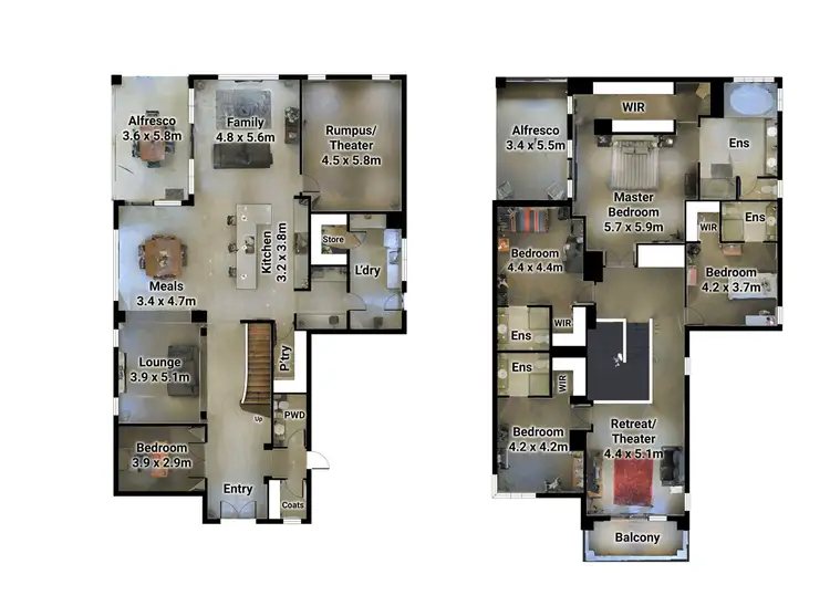 Floorplan of Homely house listing, 9 Venezia Promenade (Providence), Greenvale VIC 3059