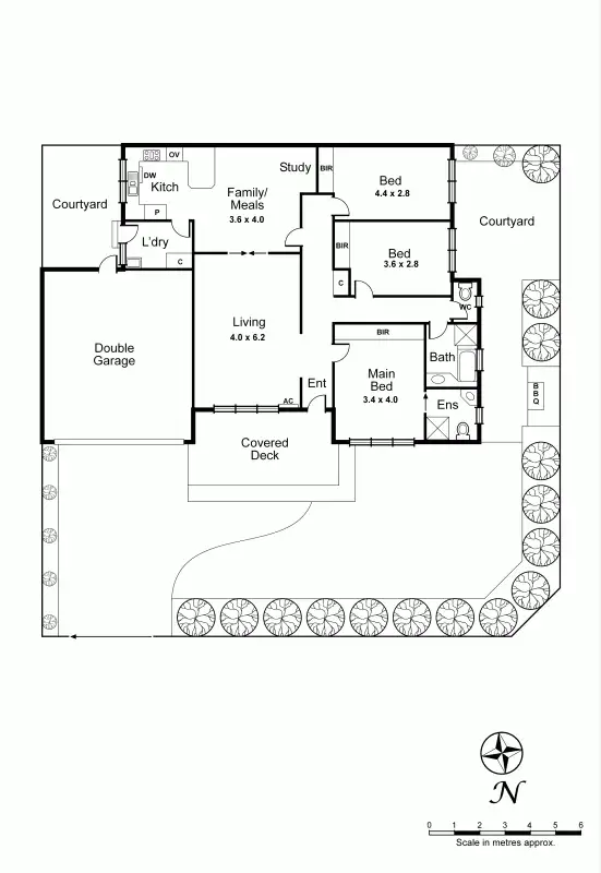 Floorplan of Homely house listing, 1/2 Narooma Street, Moorabbin VIC 3189