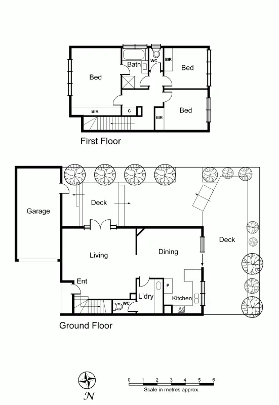 Floorplan of Homely townhouse listing, 3/106 Oakleigh Road, Carnegie VIC 3163