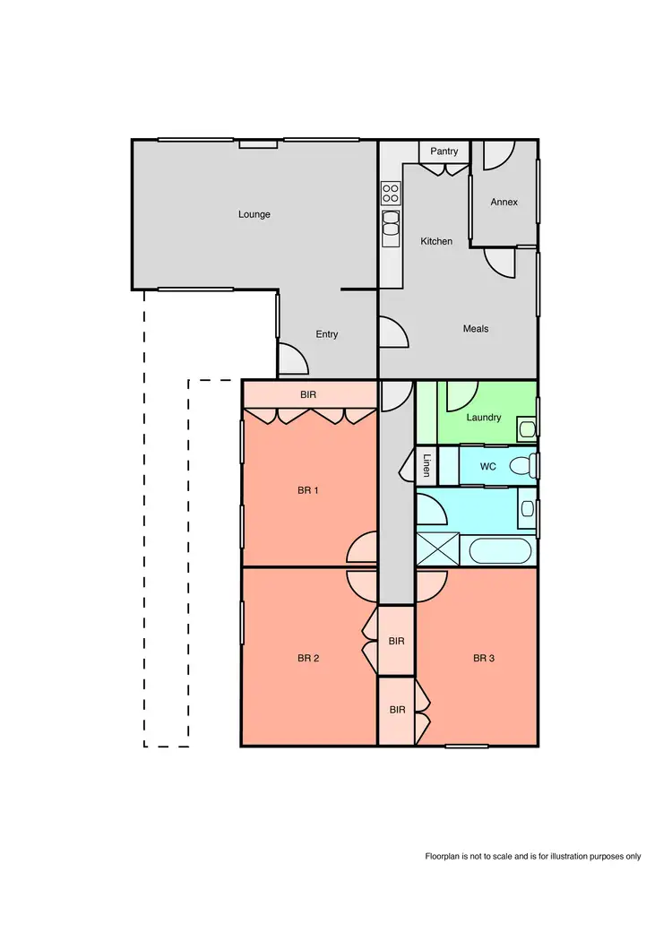 Floorplan of Homely house listing, 15 Clematis Avenue, Wendouree VIC 3355