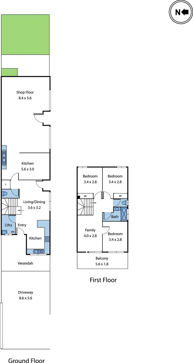Floorplan of Homely house listing, 58 Stanger Street, Yarraville VIC 3013