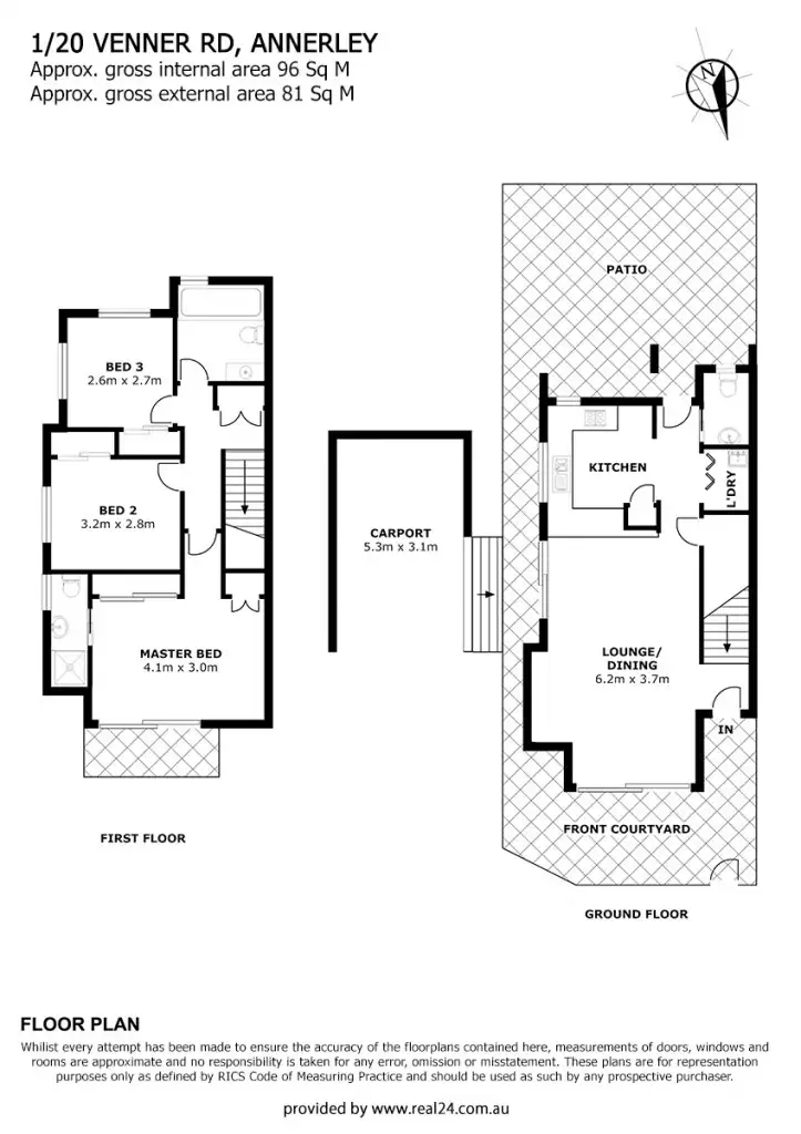 Floorplan of Homely house listing, 1/20 Venner Road, Annerley QLD 4103