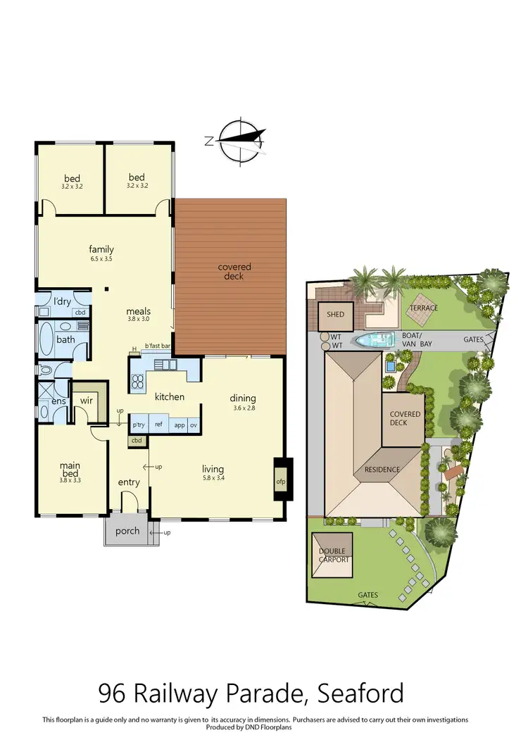 Floorplan of Homely house listing, 96 Railway Parade, Seaford VIC 3198