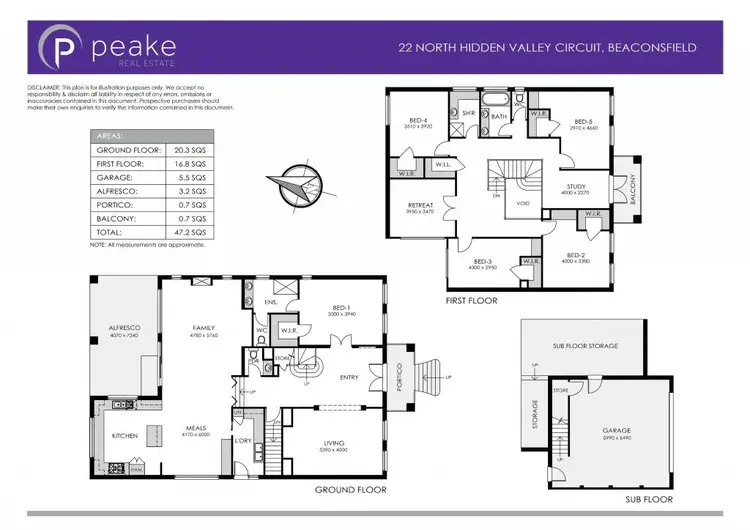 Floorplan of Homely house listing, 22 North Hidden Valley Circuit, Beaconsfield VIC 3807