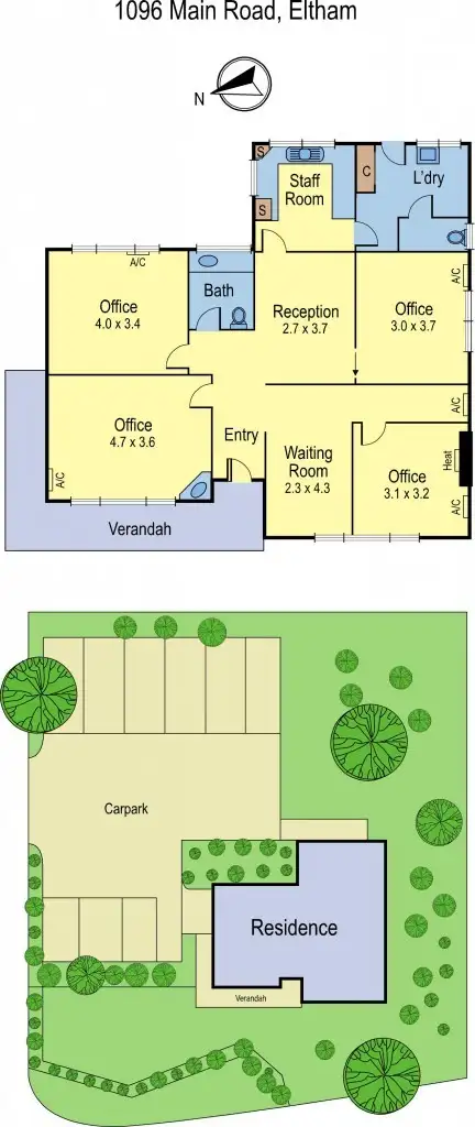 Floorplan of Homely house listing, 1096 Main Road, Eltham VIC 3095