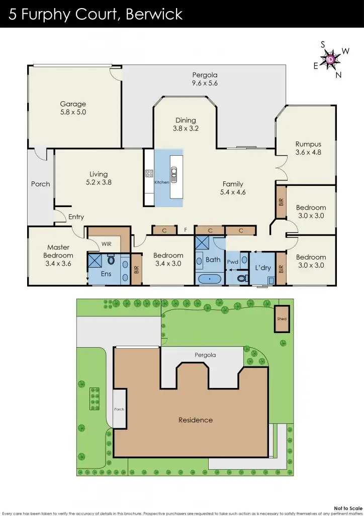 Floorplan of Homely house listing, 5 Furphy Court, Berwick VIC 3806