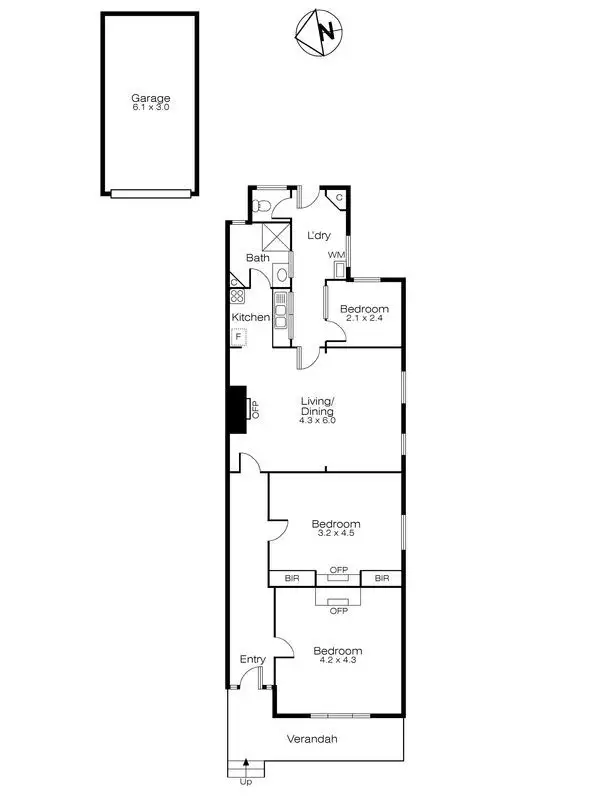 Floorplan of Homely house listing, 417 Lyons Street South, Ballarat VIC 3350