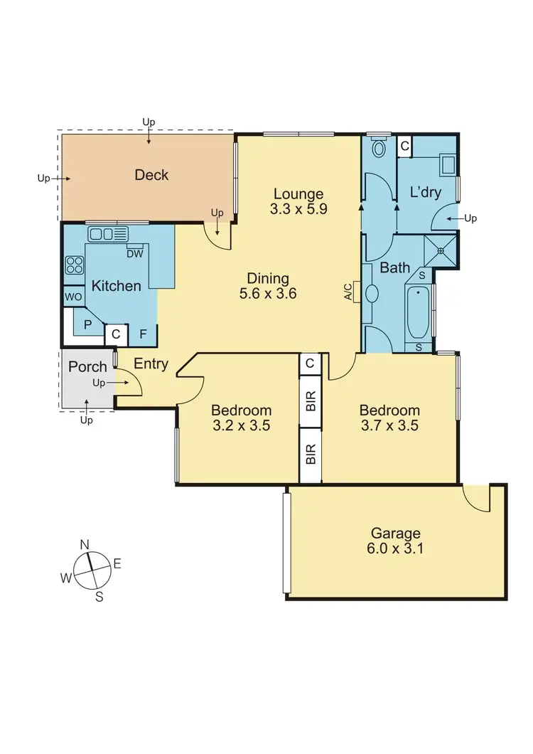 Floorplan of Homely unit listing, 2/17 Grange Road, Blackburn South VIC 3130