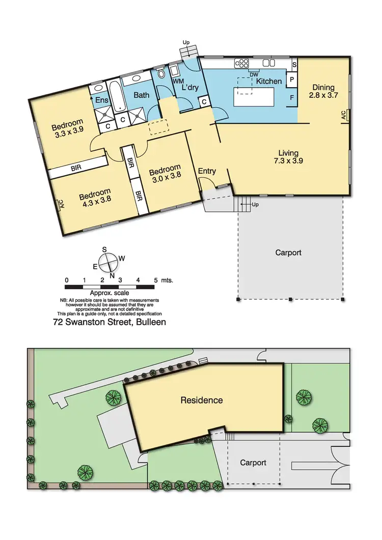 Floorplan of Homely house listing, 72 Swanston Street, Bulleen VIC 3105