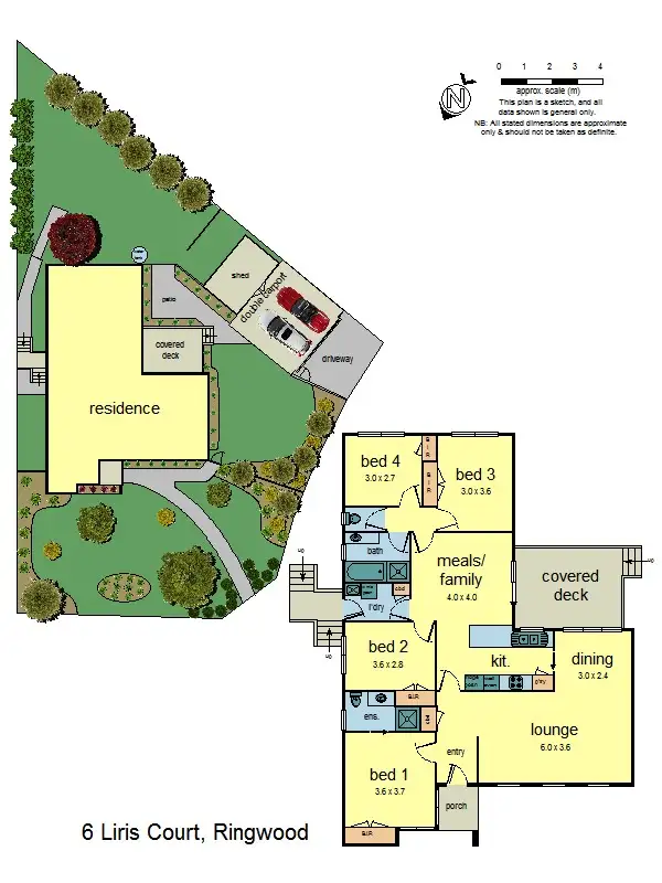 Floorplan of Homely house listing, 6 Liris Court, Ringwood VIC 3134
