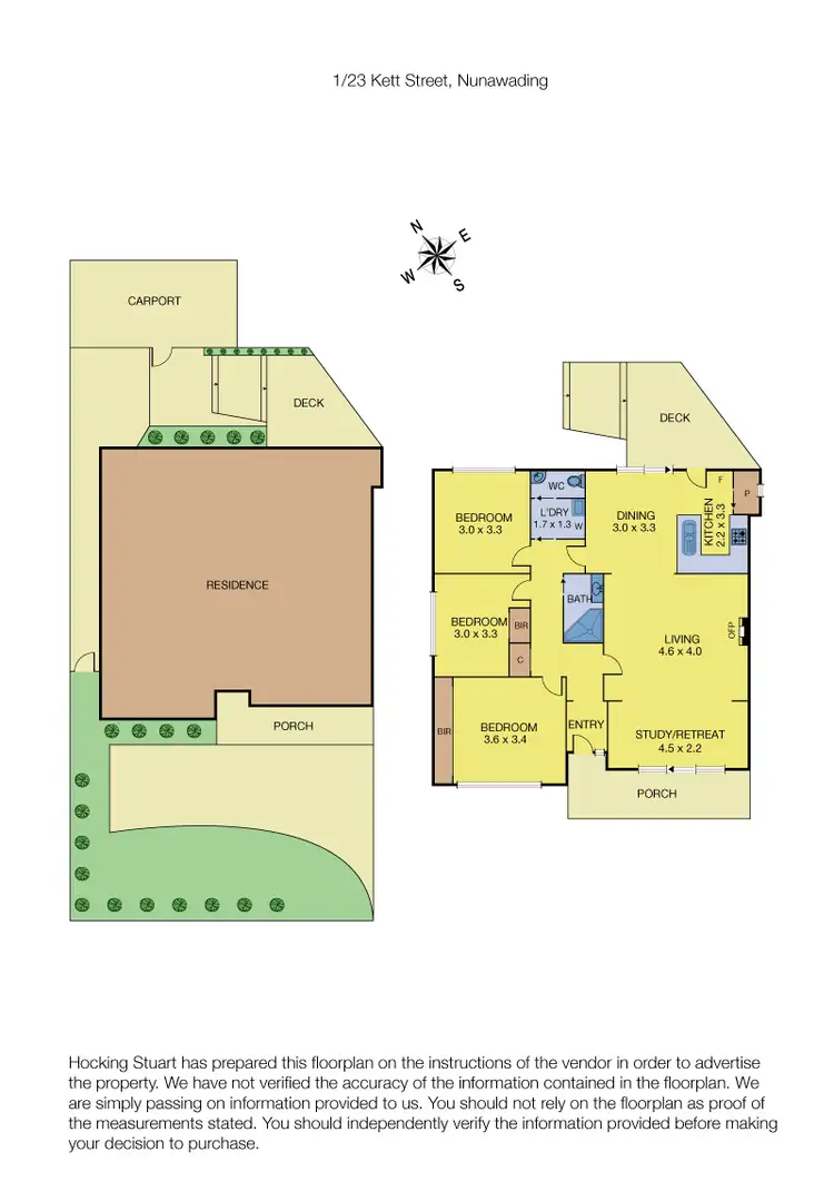 Floorplan of Homely house listing, 1/23 Kett Street, Nunawading VIC 3131