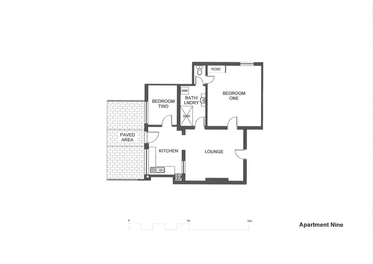 Floorplan of Homely unit listing, 9/8 Ben Street, Goulburn NSW 2580