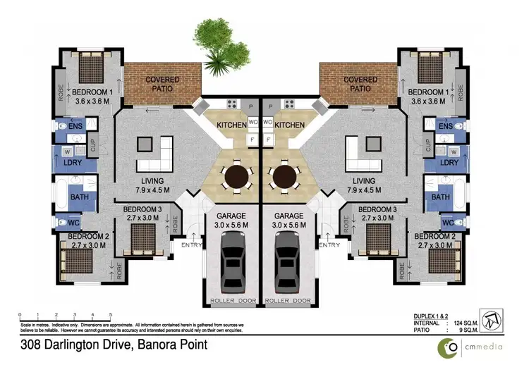 Floorplan of Homely house listing, 308 Darlington Drive, Banora Point NSW 2486