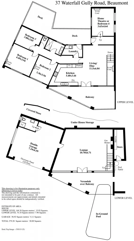 Floorplan of Homely house listing, 37 Waterfall Gully Road, Beaumont SA 5066