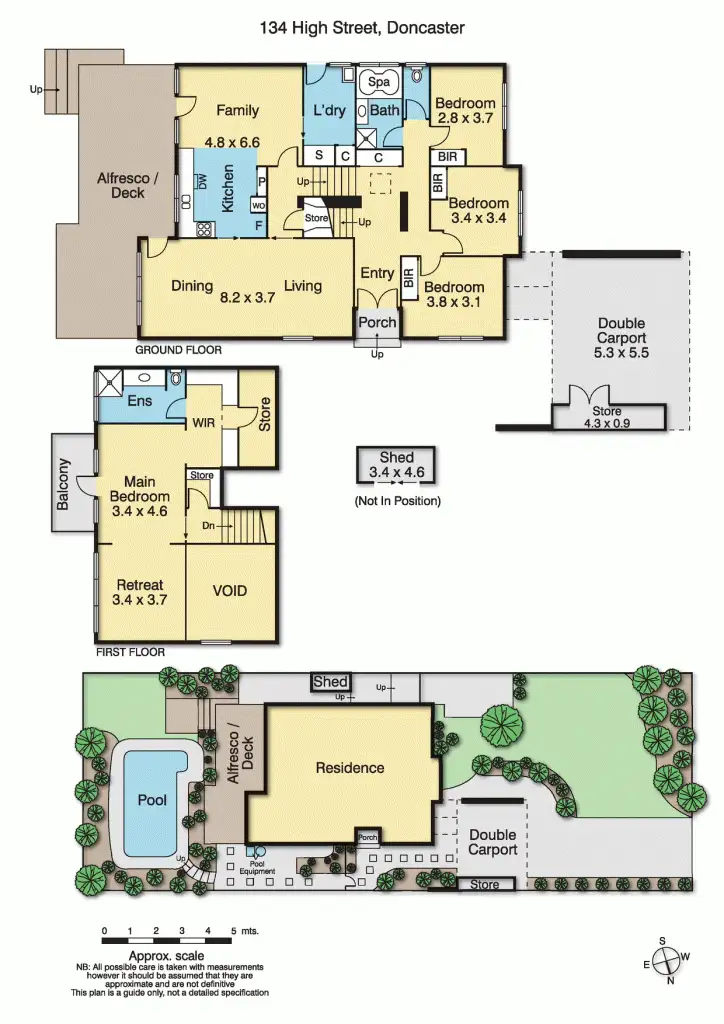 Floorplan of Homely house listing, 134 High Street, Doncaster VIC 3108
