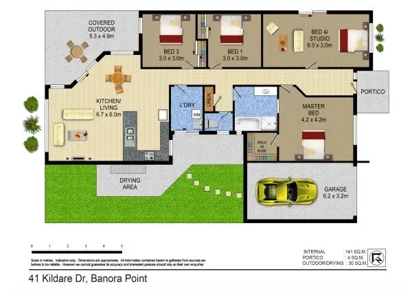Floorplan of Homely house listing, 41 Kildare Drive, Banora Point NSW 2486