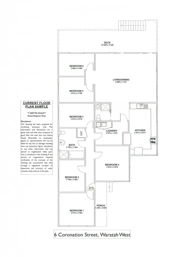 Floorplan of Homely house listing, 6 Coronation Street, Waratah West NSW 2298