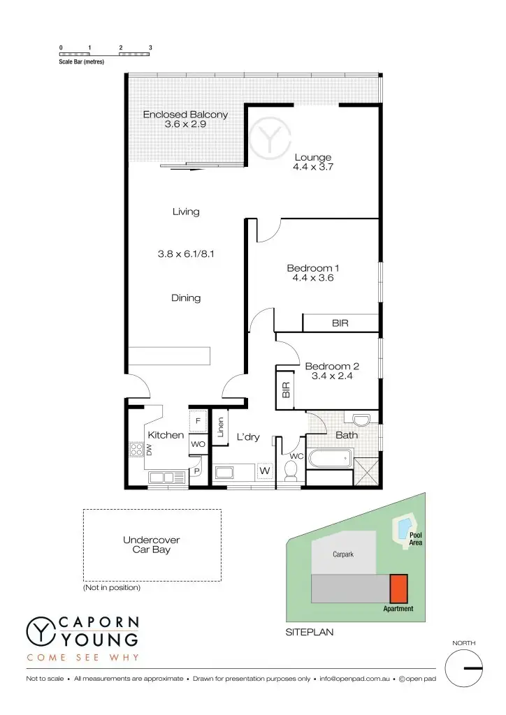 Floorplan of Homely apartment listing, 21/2 Angwin Street, East Fremantle WA 6158