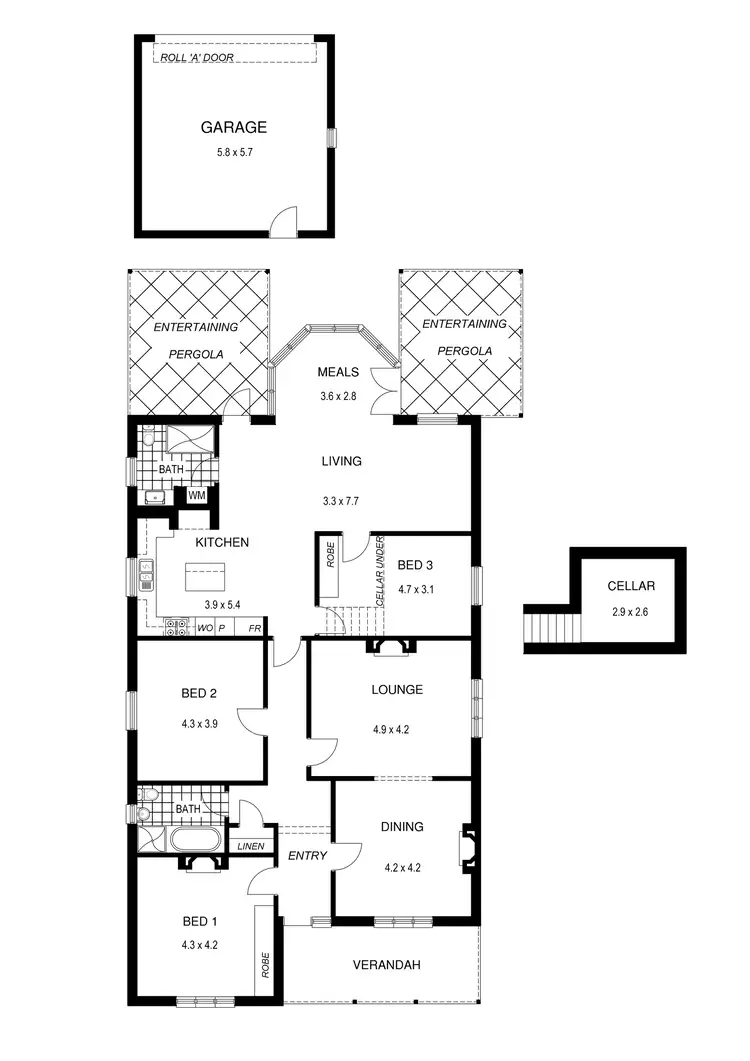 Floorplan of Homely house listing, 10 Gurney Road, Rose Park SA 5067