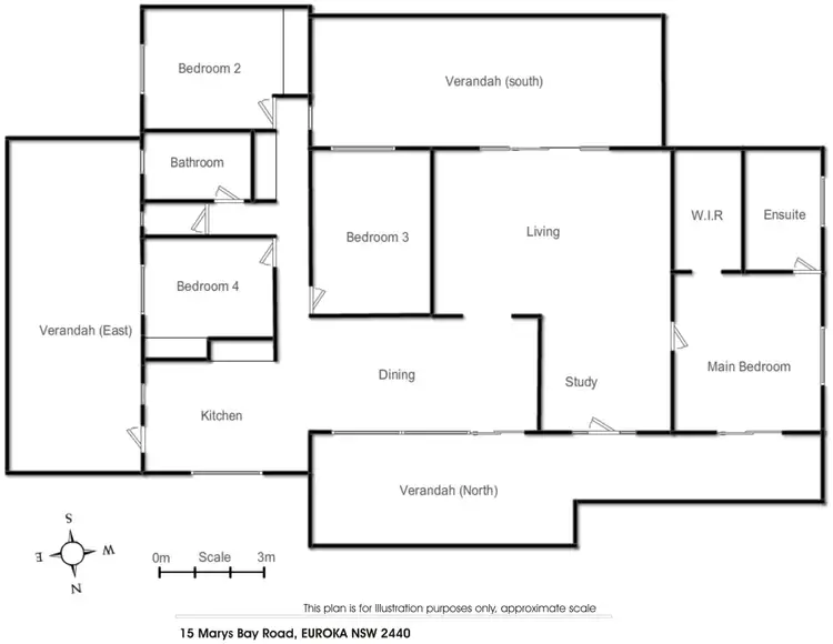 Floorplan of Homely house listing, 15 Marys Bay Road, Euroka NSW 2440
