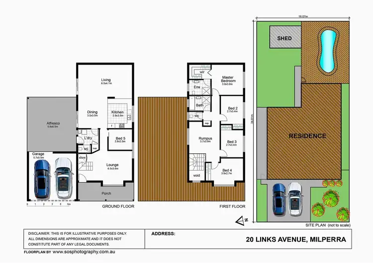 Floorplan of Homely house listing, 20 Links Avenue, Milperra NSW 2214