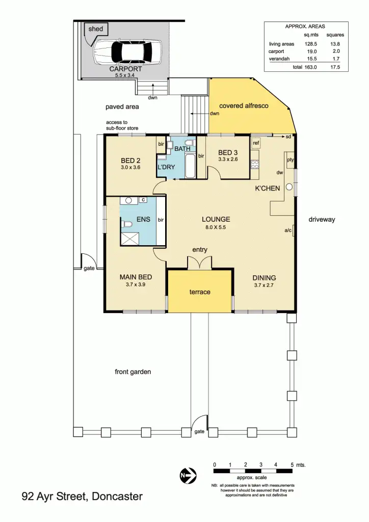 Floorplan of Homely townhouse listing, 92 Ayr Street, Doncaster VIC 3108