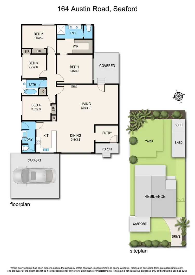Floorplan of Homely house listing, 164 Austin Road, Seaford VIC 3198