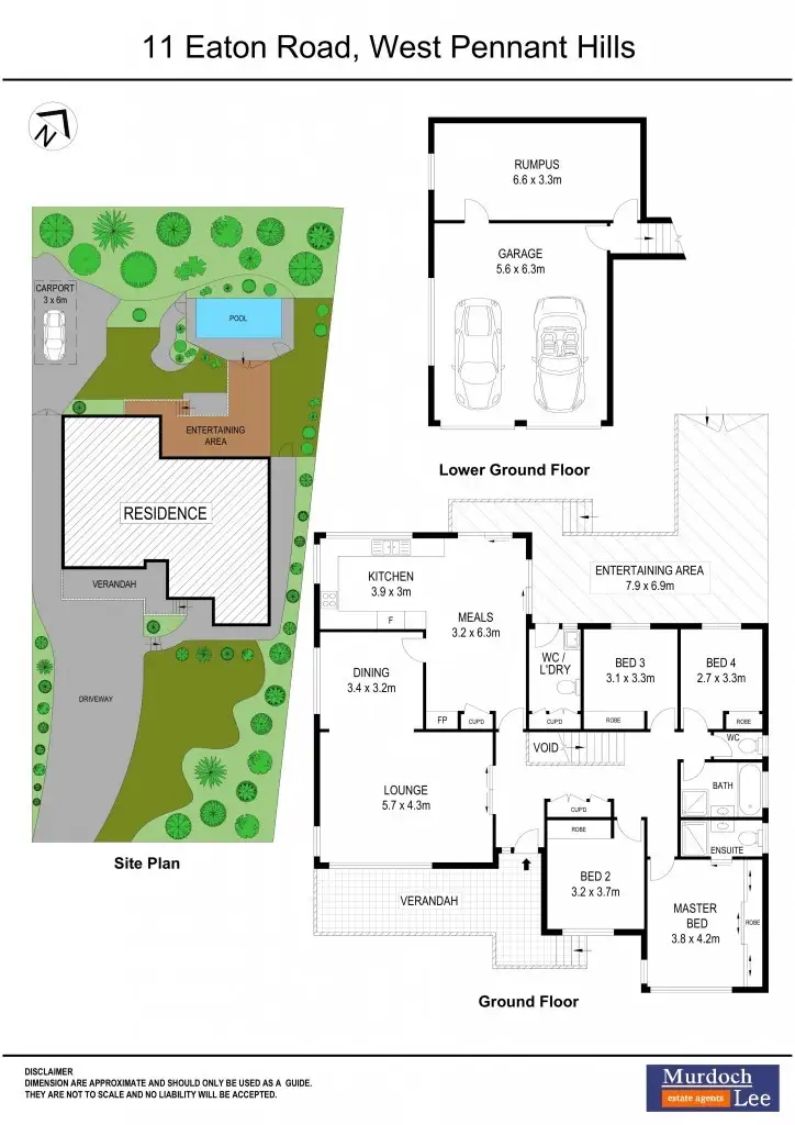 Floorplan of Homely house listing, 11 Eaton Road, West Pennant Hills NSW 2125