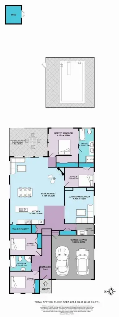 Floorplan of Homely house listing, 61 Shirlow Avenue, Faulconbridge NSW 2776