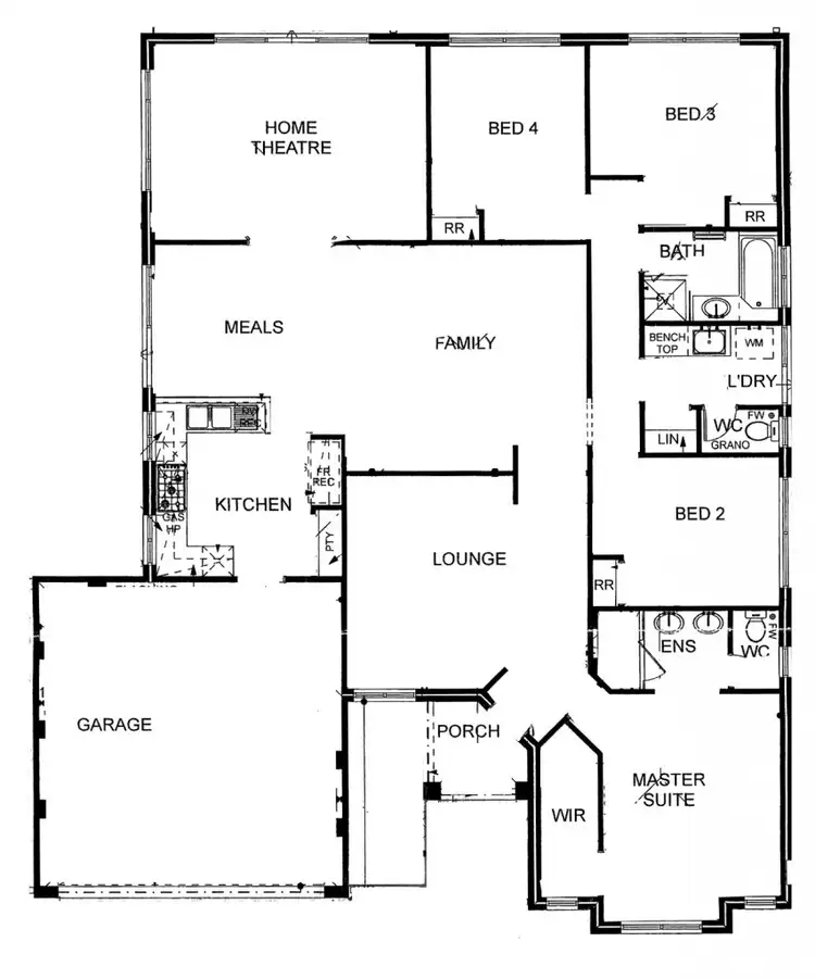 Floorplan of Homely house listing, 4 Skerries Way, Ridgewood WA 6030