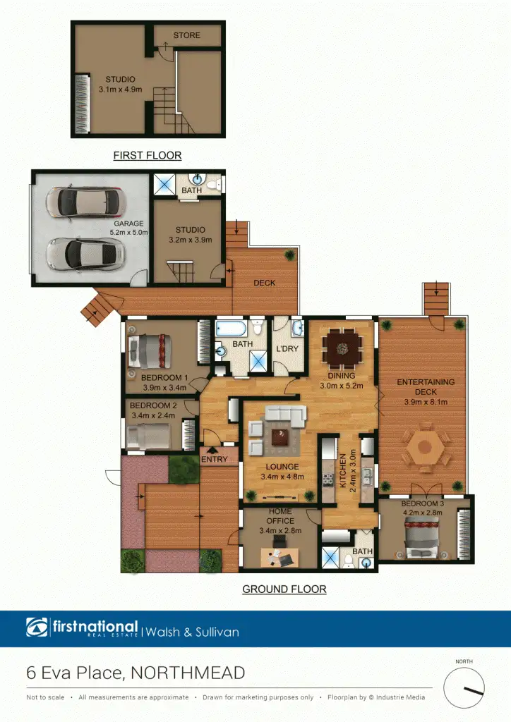 Floorplan of Homely house listing, 6 Eva Place, Northmead NSW 2152