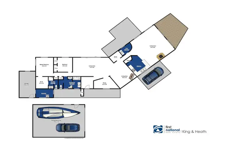 Floorplan of Homely house listing, 1 Fort King Place, Paynesville VIC 3880