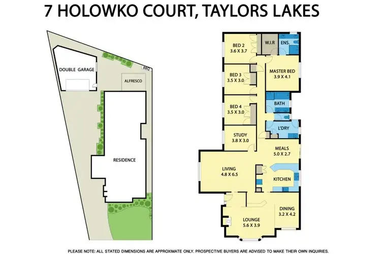 Floorplan of Homely house listing, 7 Holowko Court, Taylors Lakes VIC 3038