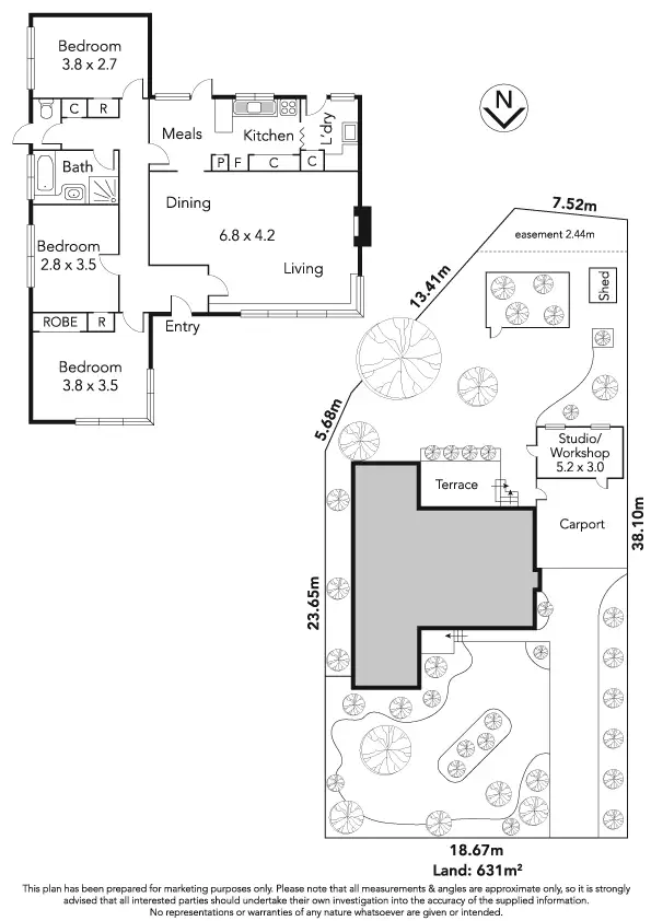 Floorplan of Homely house listing, 58 Samada Street, Notting Hill VIC 3168