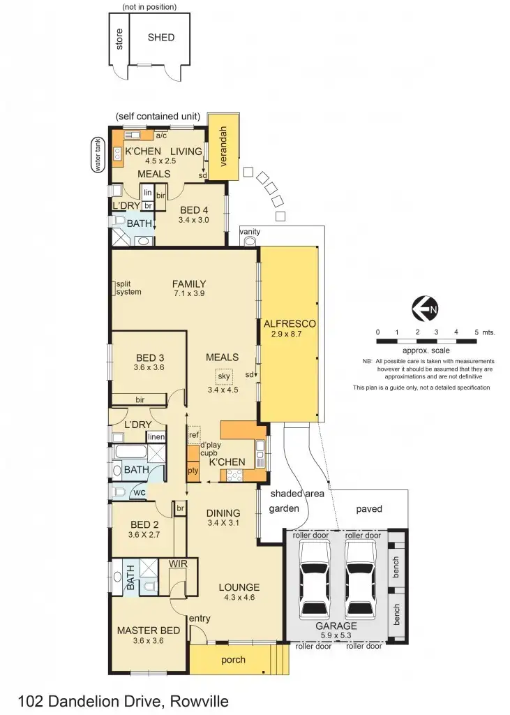 Floorplan of Homely house listing, 102 Dandelion Drive, Rowville VIC 3178