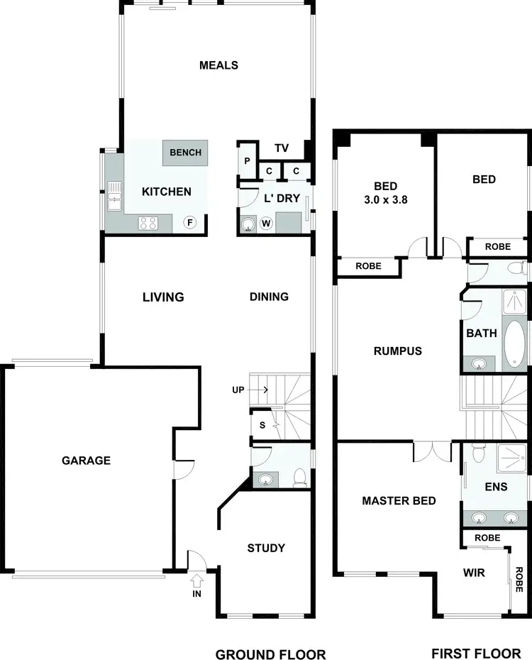 Floorplan of Homely house listing, 6 Braelands Close, Caroline Springs VIC 3023