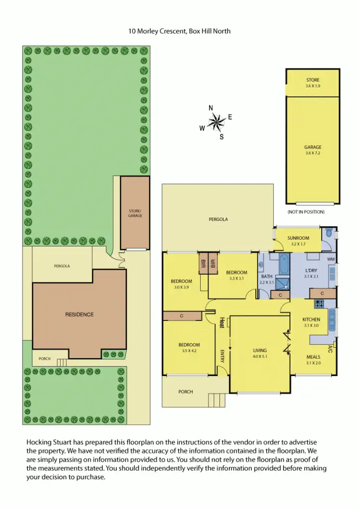 Floorplan of Homely house listing, 10 Morley Crescent, Box Hill North VIC 3129