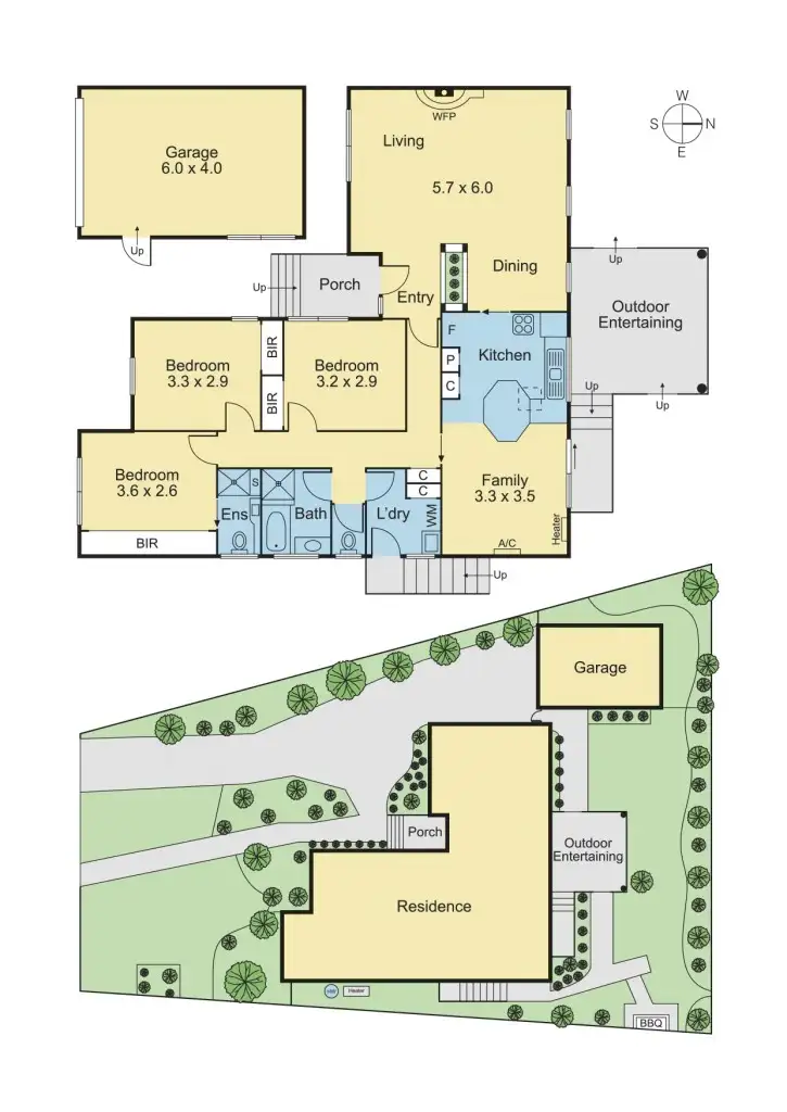 Floorplan of Homely house listing, 18 Castillon Square, Frankston VIC 3199