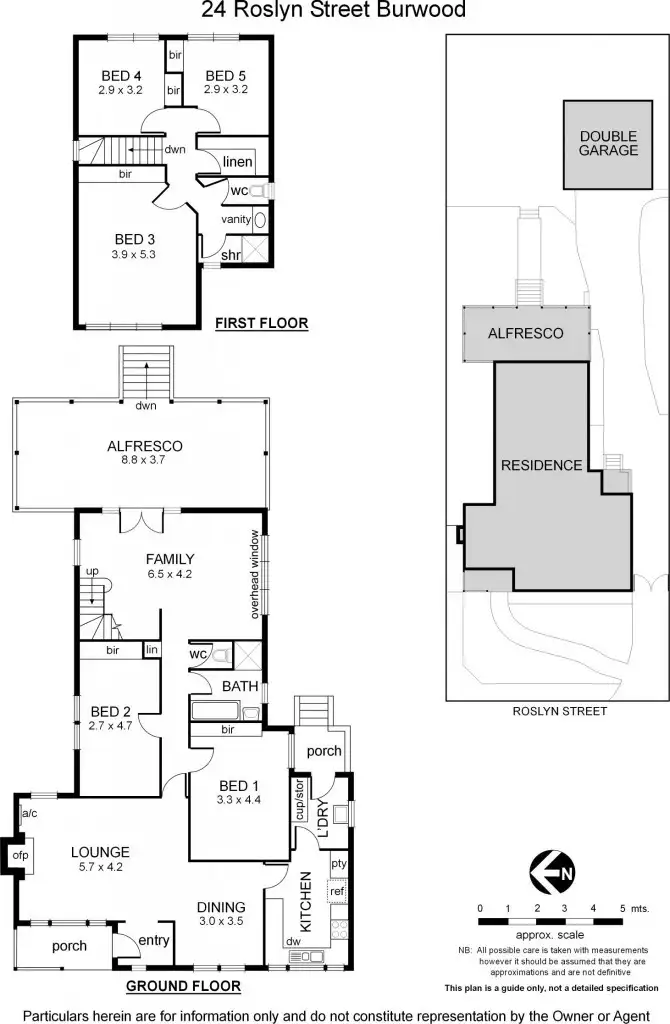 Floorplan of Homely house listing, 24 Roslyn Street, Burwood VIC 3125