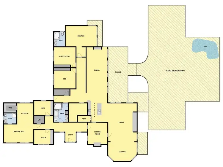 Floorplan of Homely house listing, 35 Eagle Point Road, Bellbrae VIC 3228