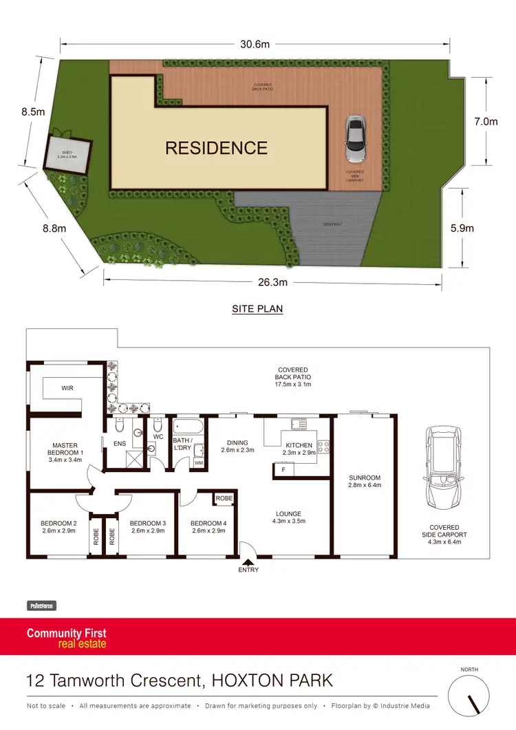 Floorplan of Homely house listing, 12 Tamworth Crescent, Hoxton Park NSW 2171