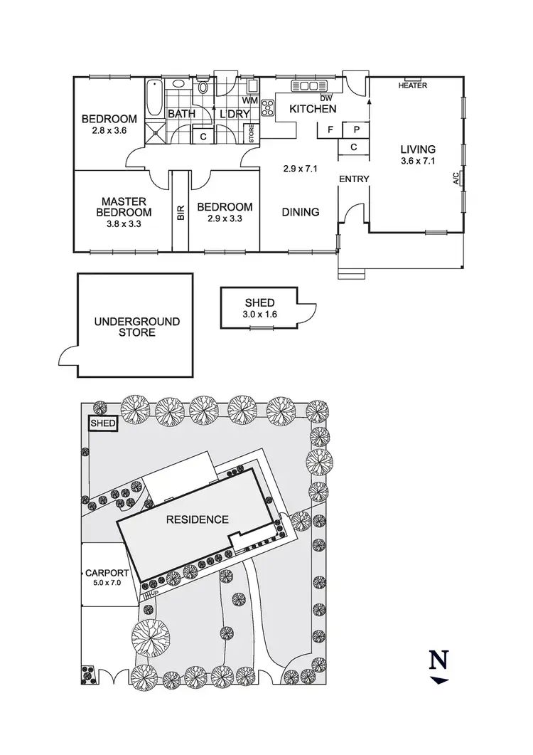 Floorplan of Homely house listing, 149 Reichelt Avenue, Montmorency VIC 3094