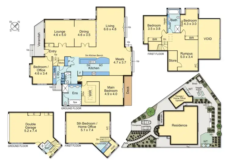 Floorplan of Homely house listing, 6 Lae Court, Ashburton VIC 3147