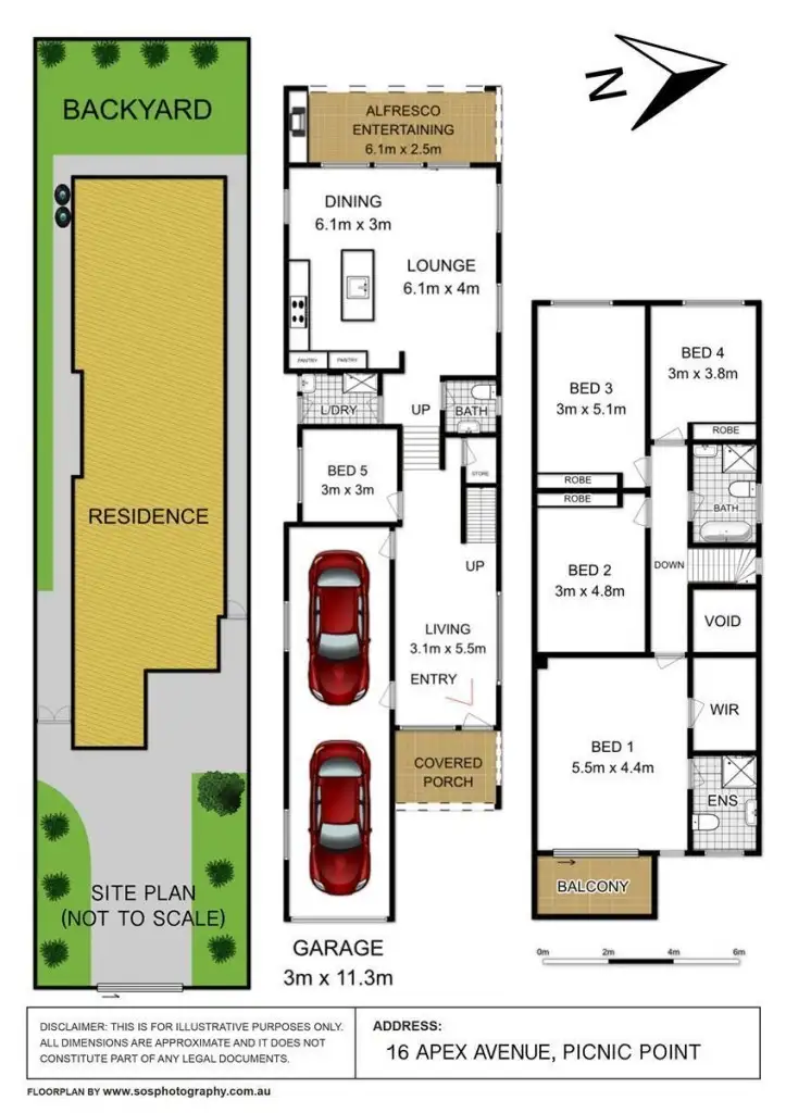 Floorplan of Homely house listing, 16 Apex Avenue, Picnic Point NSW 2213
