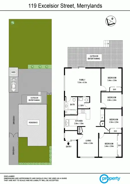 Floorplan of Homely house listing, 119 Excelsior Street, Merrylands NSW 2160