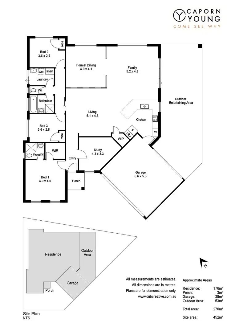 Floorplan of Homely house listing, 3 Hare Court, Willagee WA 6156