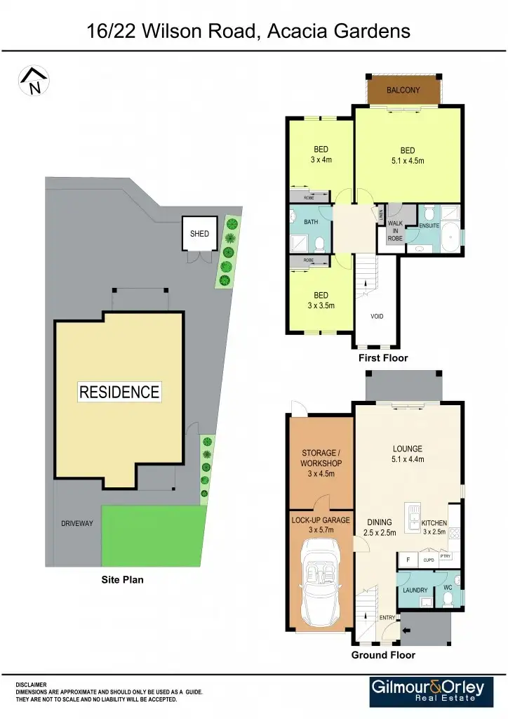 Floorplan of Homely townhouse listing, 16/22 Wilson Road, Acacia Gardens NSW 2763