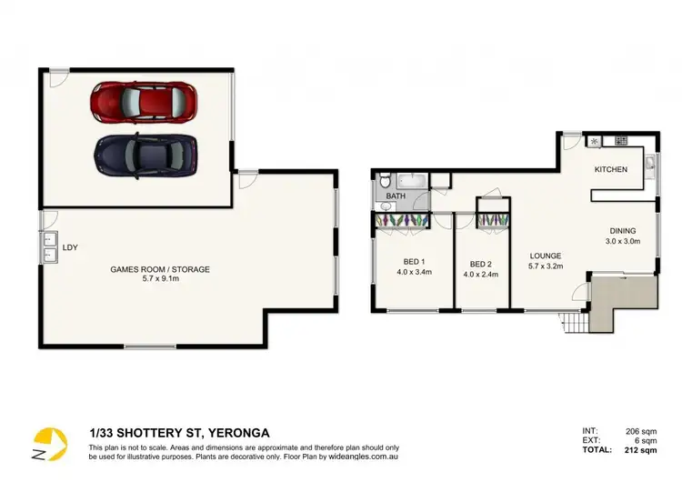 Floorplan of Homely house listing, 1/33 Shottery Street, Yeronga QLD 4104