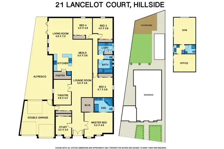 Floorplan of Homely house listing, 21 Lancelot Court, Hillside VIC 3037