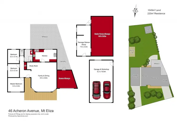 Floorplan of Homely house listing, 46 Acheron Avenue, Mount Eliza VIC 3930